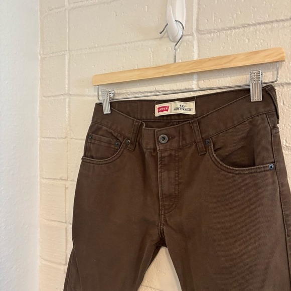 Levi’s 513 jeans in brown - Picture 2 of 4